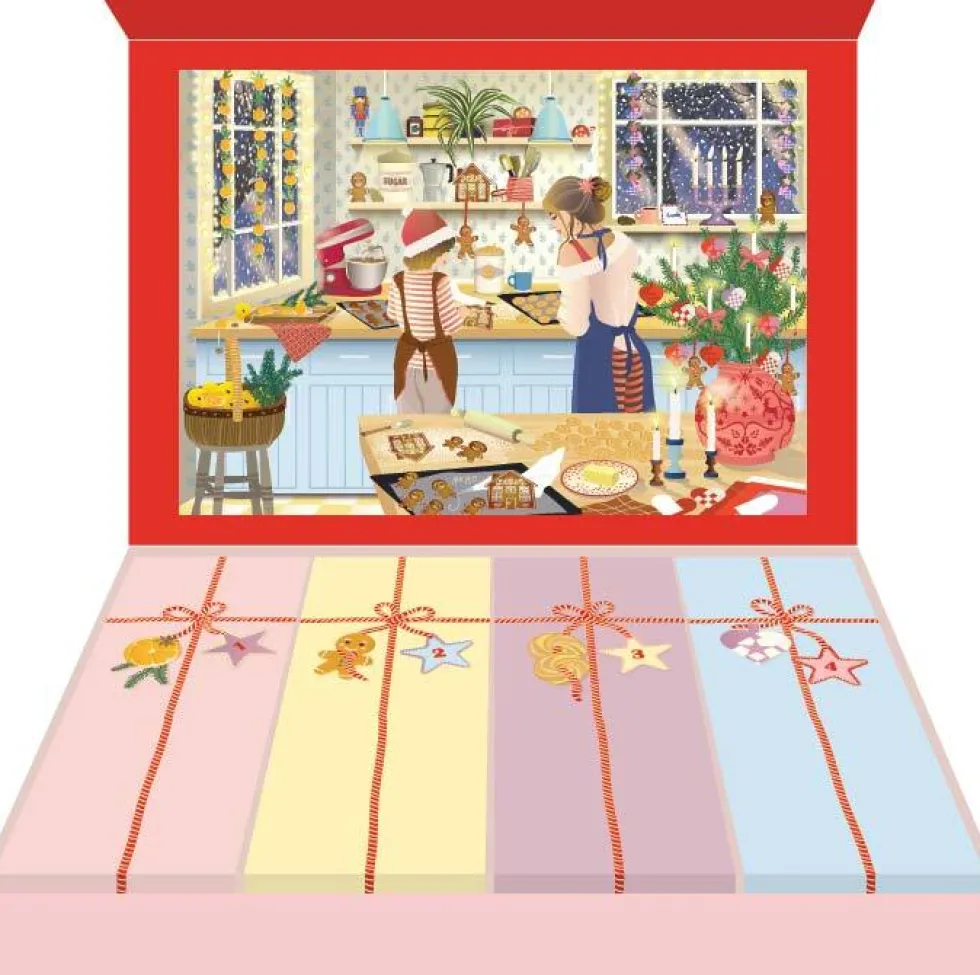 Adventkalender Sweet Christmas 1000 brikker