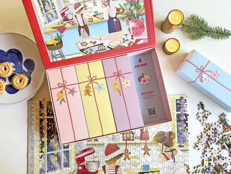 Adventkalender Sweet Christmas 1000 brikker