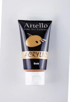 Akrylmaling Artello guld 75ml