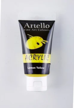 Akrylmaling Artello gul lemon 75ml