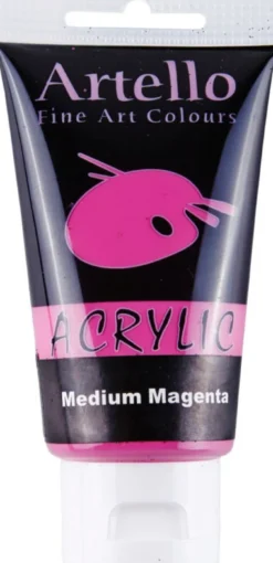 Akrylmaling Artello magenta medium 75ml