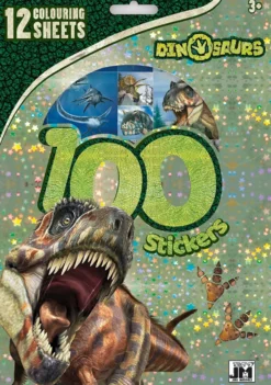 Aktivitets-sæt med dinosaurer