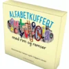 Alfabetkuffert med rim og remser