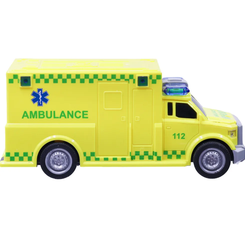Ambulance med lys og lyd