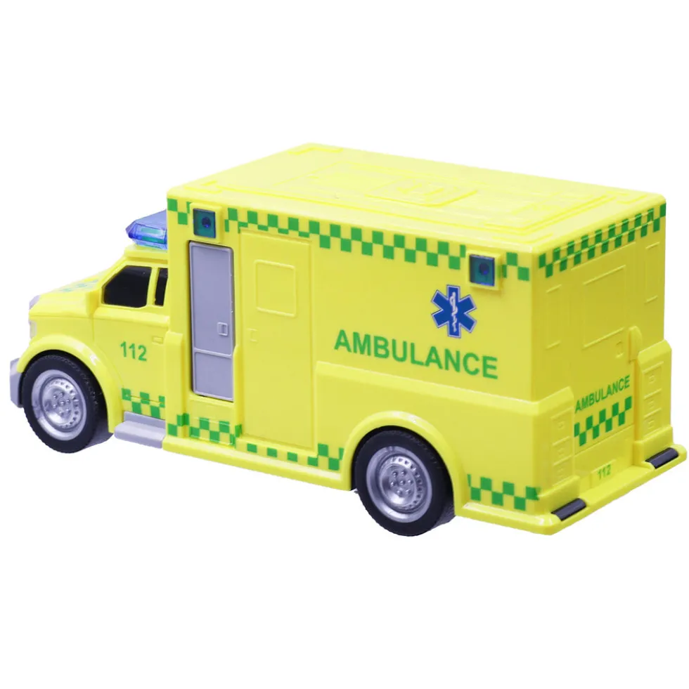 Ambulance med lys og lyd