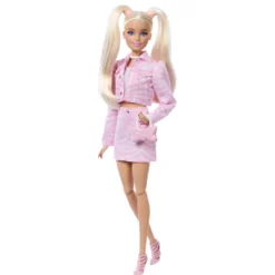 Barbie Deluxe lyserød denimjakke blond