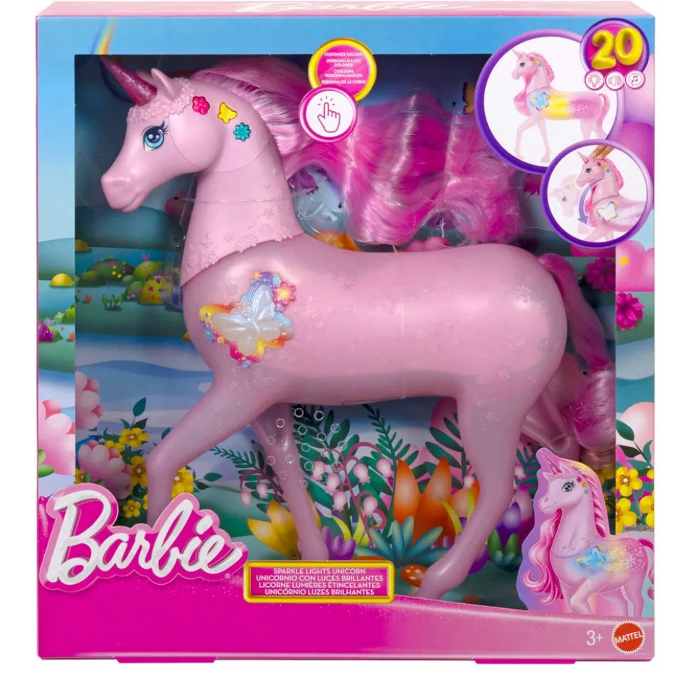 Barbie Enhjørning med lys og lyde