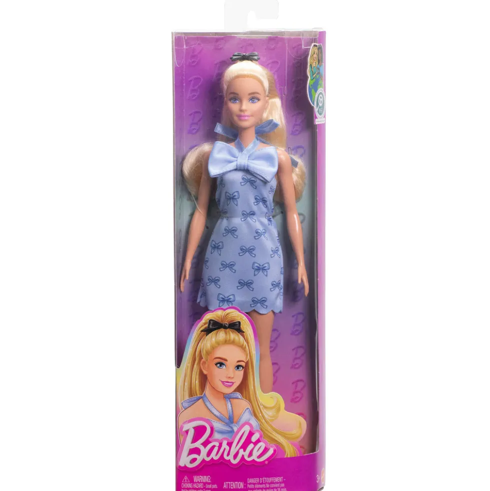 Barbie Fashionista Dukke Blå Sløjfer