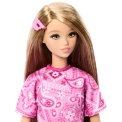 Barbie Fashionista pink Paisley
