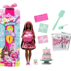 Barbie Party Unboxed mørk Dukke