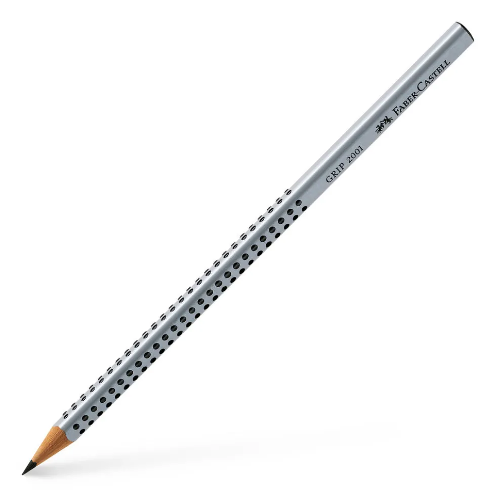 Blyant B grip 2001 Faber-Castell grå