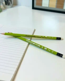 Blyant Graphit Stylus soft grip limegrøn 12 stk