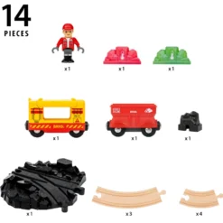 BRIO 36130 Cargoset med ædelstene