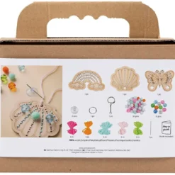 Broderi træfigurer Mini DIY Kit ass. Motiver