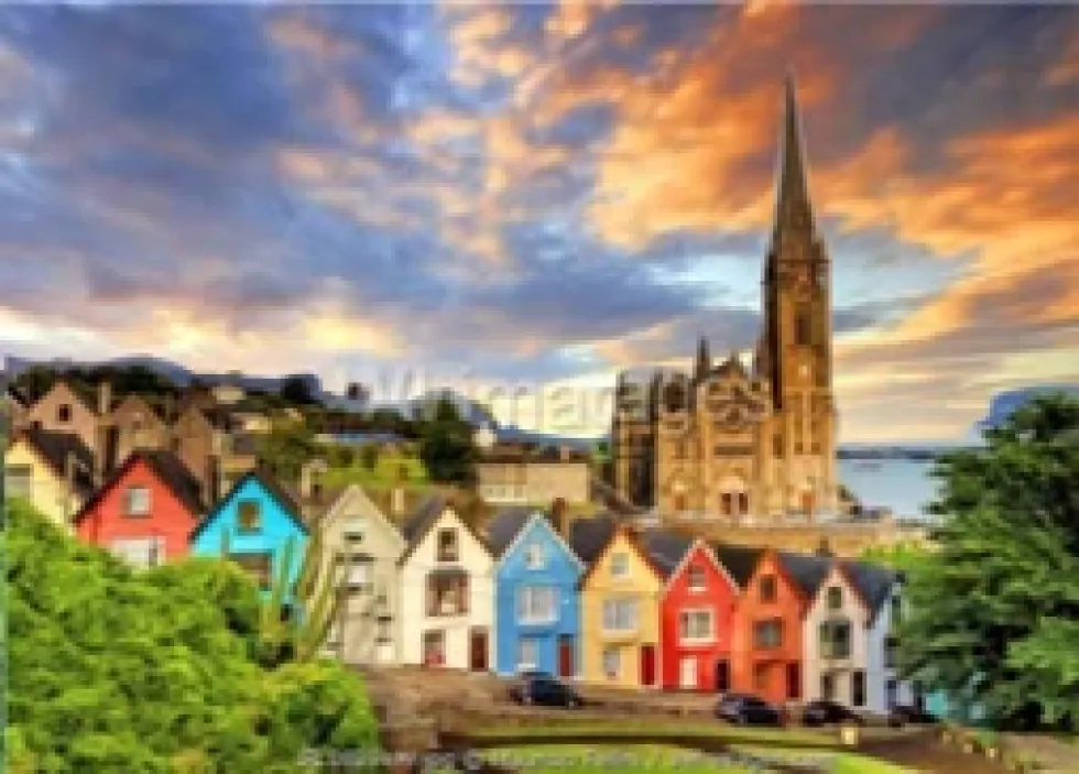 Cobh Cathedral Ireland 1000 brikker