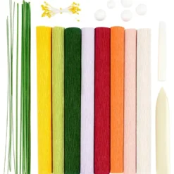 Crepepapirblomster Start DIY Kit ass. farver