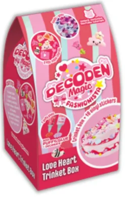 Decoden Magic mini trinket box love
