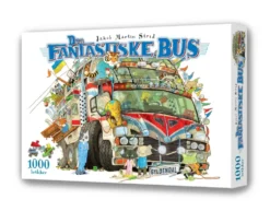 Den fantastiske bus - puslespil 1000 brikker
