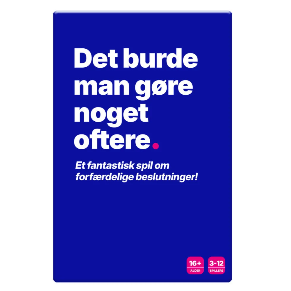 Det burde man gøre noget oftere