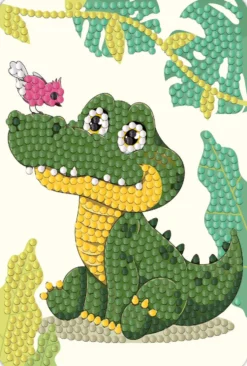 Diamond Art Krokodille 10X15Cm
