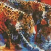 Diamond Art Leoparder 40X50Cm