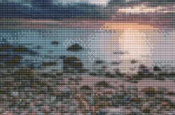 Diamond Art Solnedgang/Vand 20X30Cm