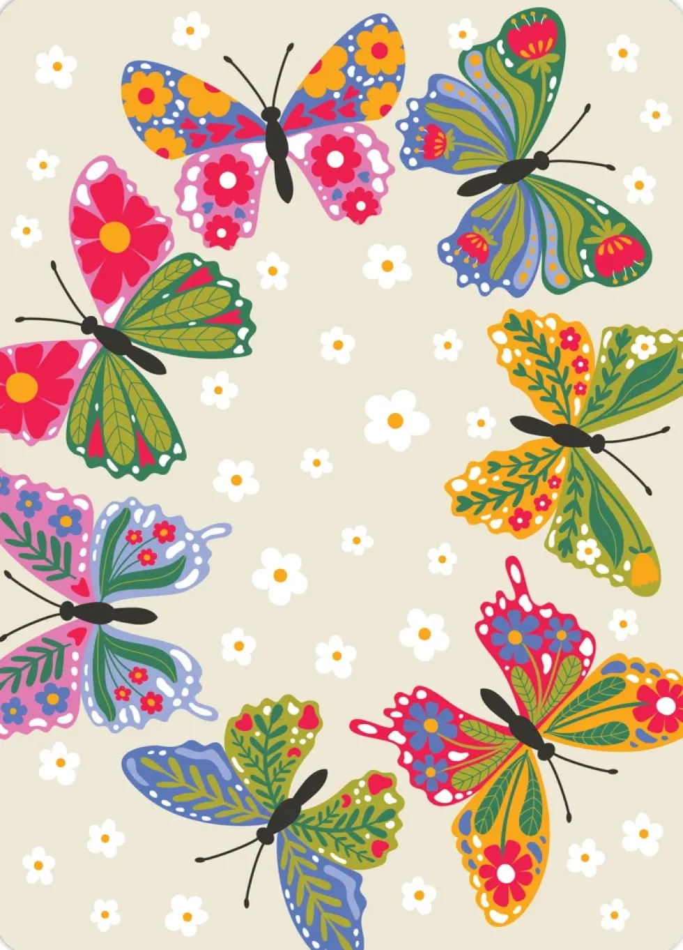 Diamond Art Sommerfugle 13X18Cm