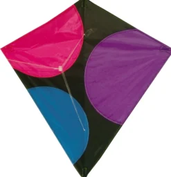 DIAMOND KITE DRAGE 70X60 CM ASS