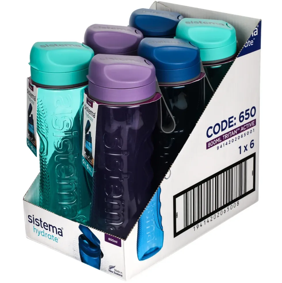 Drikkeflaske Sistema tritan active bottle 800ml