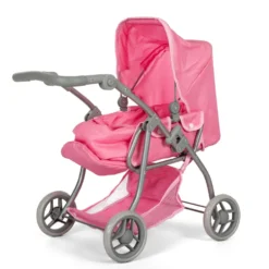 Dukkevogn med lift, pink
