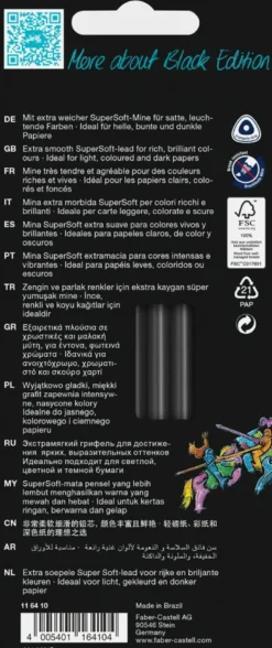 Farveblyant black edition Faber-Castell