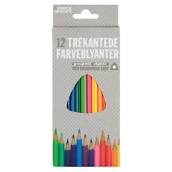 Farveblyanter graphit stylus 12 stk