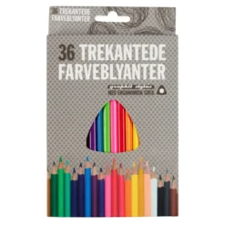Farveblyanter graphit stylus 36 stk