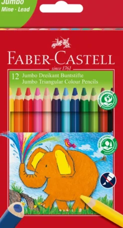 Farveblyant Faber-Castell Jumbo 12 stk