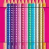 Farveblyant Faber-Castell sparkle 12 farver tinæske