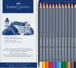 Farveblyant Goldfaber Akvarel tinæske 12 ass
