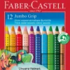 Farveblyant grip jumbo Faber-Castell 12