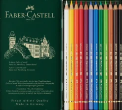 Farveblyant polychromos Faber-Castell 12 farver