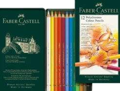 Farveblyant polychromos Faber-Castell 12 farver