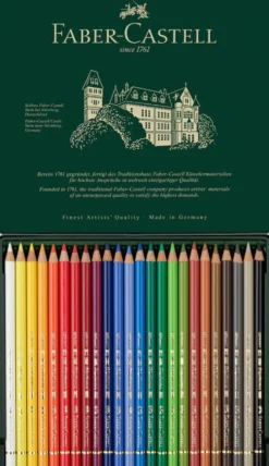 Farveblyant polychromos Faber-Castell 24 farver