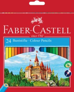 Farveblyant slot Faber-Castell 24 ass.