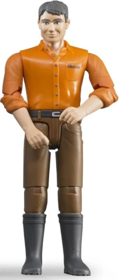 Figur Bruder med brune jeans