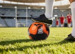 Fodbold Monkey orange str. 4