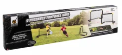 2 FOLDBARE FODBOLDMÅL INKL PLØKKER
