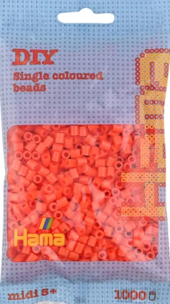 Hama midi perler 1000 stk orange 4
