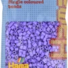 Hama midi perler 1000 stk pastel lilla. 45