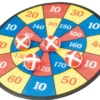 Happy Summer Dartspil i velcro