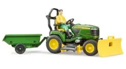Havetraktor Bruder John Deere med trailer