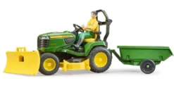 Havetraktor Bruder John Deere med trailer