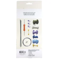 Hækle kit pastel blomster 6 stk i blå,lilla,hvid